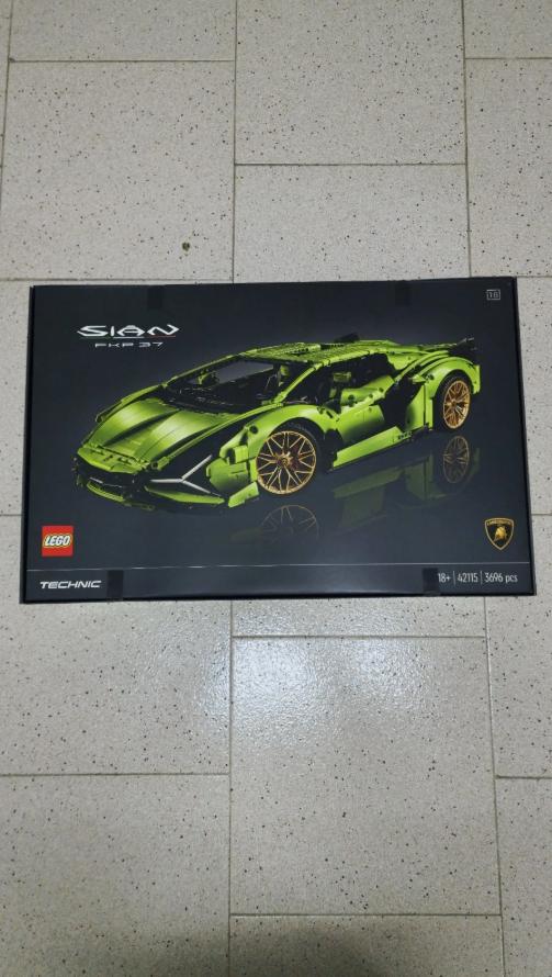 LEGO Technic: Lamborghini Sián FKP 37 (42115), Hobby en Vrije tijd, Modelbouw | Radiografisch | Auto's, Benzine, Nieuw, Ophalen of Verzenden