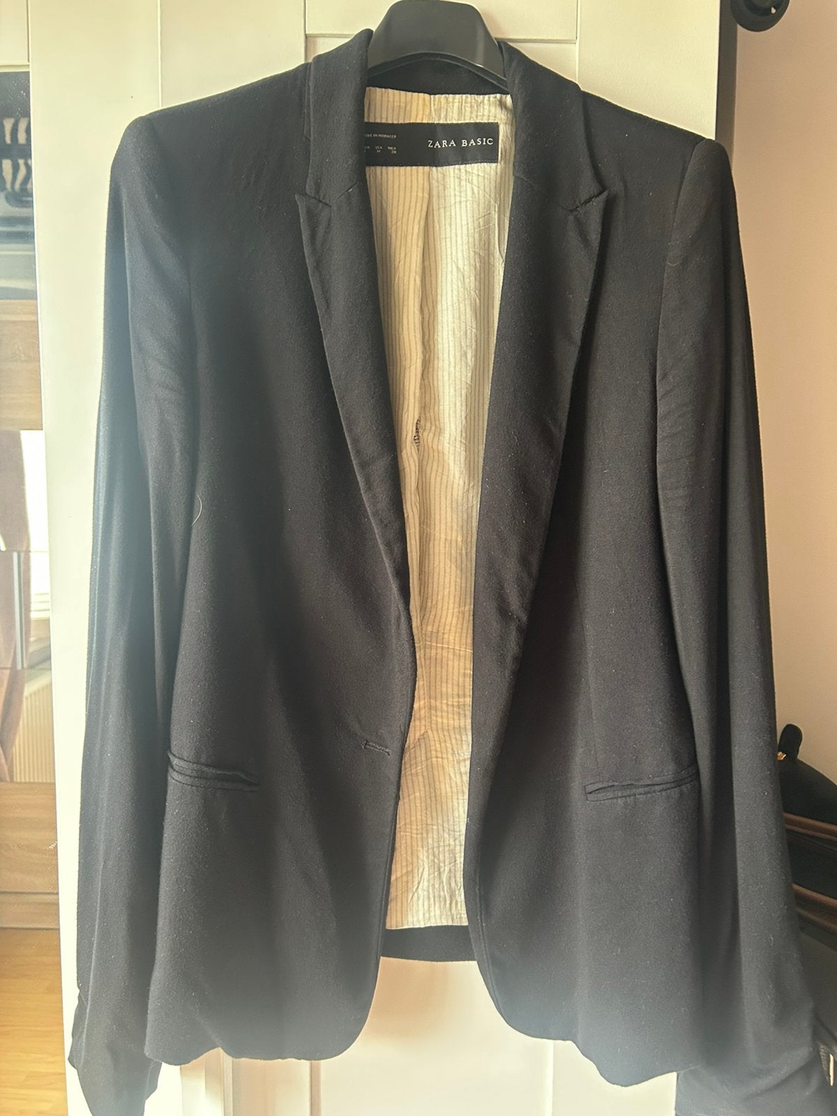 Veste blazer femme, Enlèvement, Porté, Taille 48/50 (M), Noir