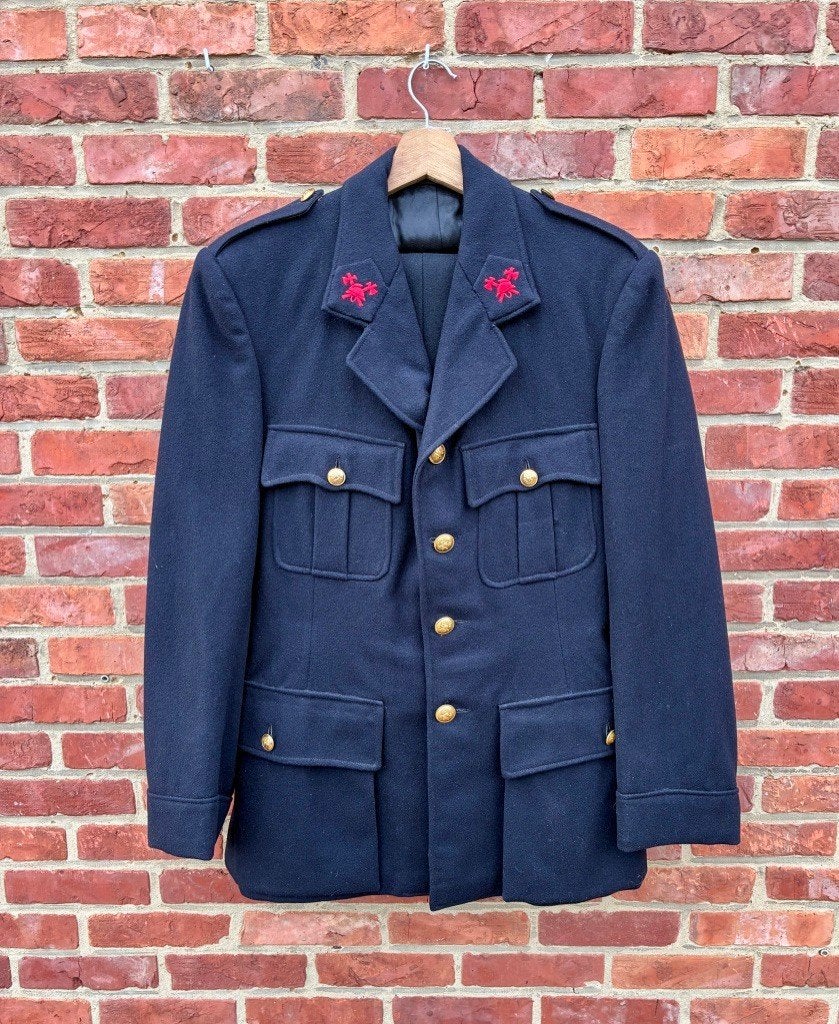Brandweer Uniform, vest + broek, periode '50-'70., Verzamelen, Ophalen of Verzenden