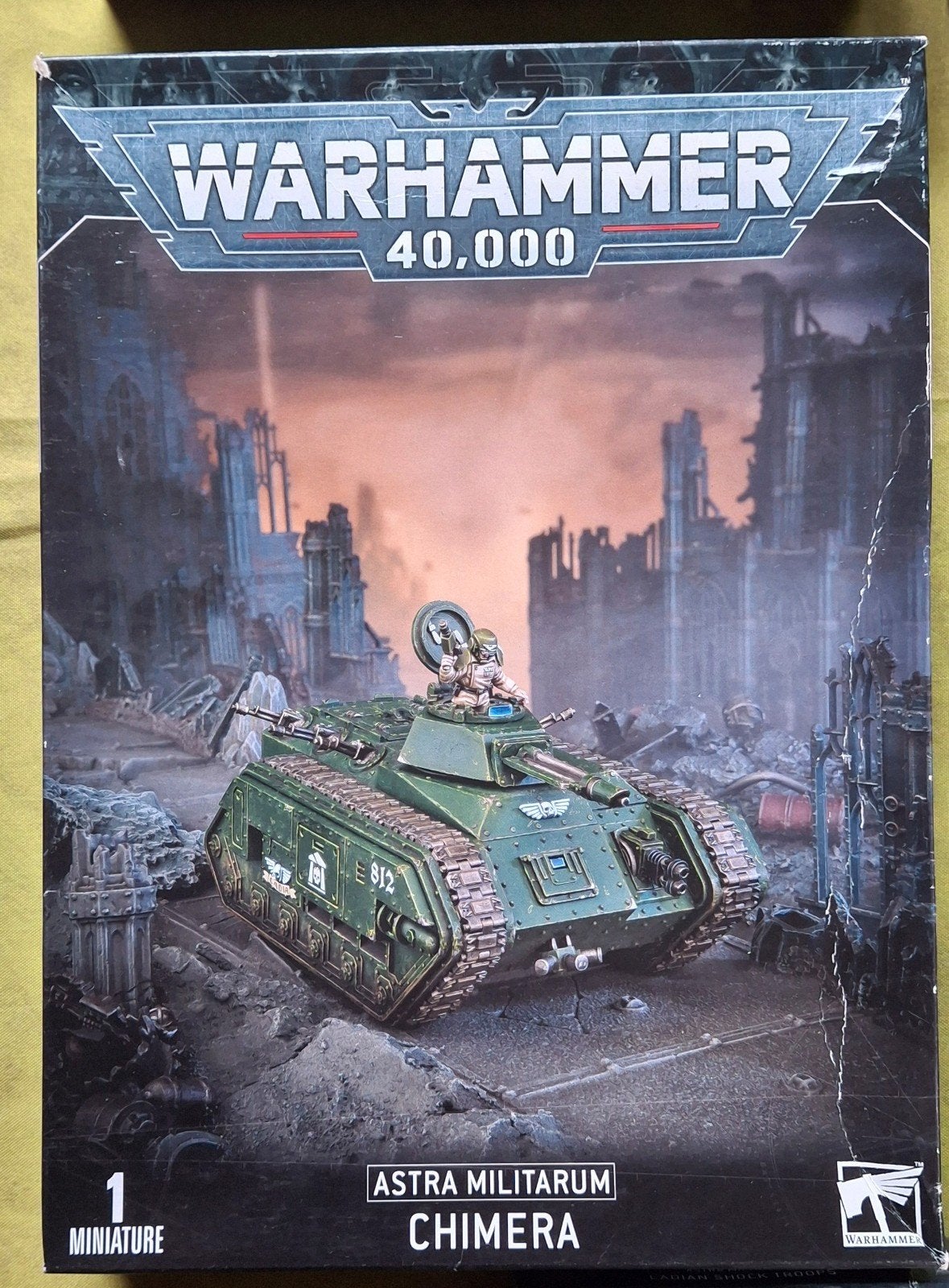 Warhammer 40k, Astra Militarum Chimera.

Nieuw, all, Ophalen of Verzenden, Zo goed als nieuw, Warhammer 40000, Figuurtje(s)