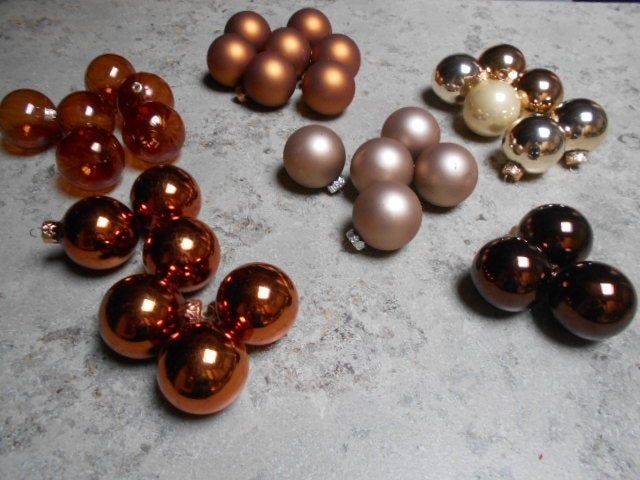 33 boules de Noël en verre, Enlèvement ou Envoi, Comme neuf