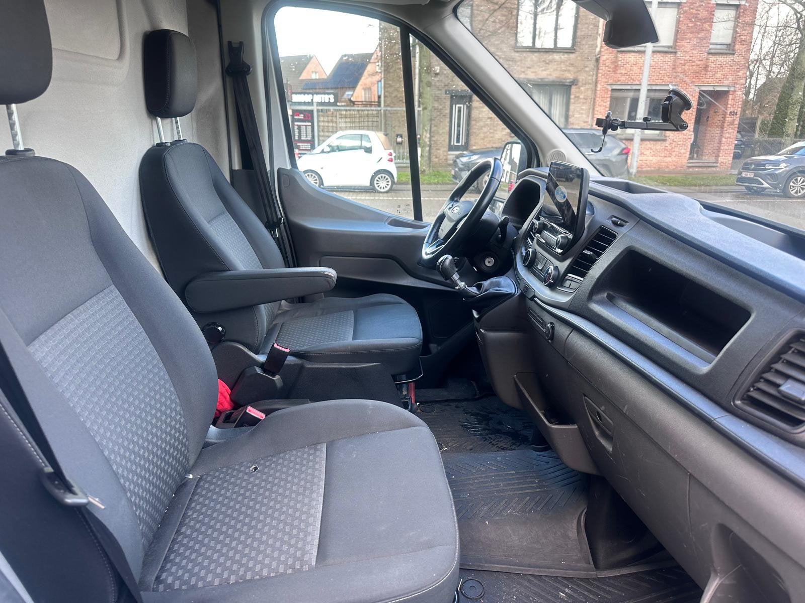 Ford transit l3, Auto's, 4 deurs, Stof, Wit, Parkeersensor