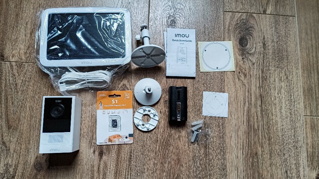 Caméra de surveillance WIFI IMOU Cell 2 + panneau solaire, Audio, Tv en Foto, Ophalen of Verzenden, Zo goed als nieuw, Buitencamera
