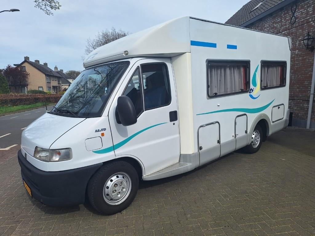 Camper, mobile home, Caravans en Kamperen, Mobilhomes, Fiat, Particulier, Half-integraal, Fiat