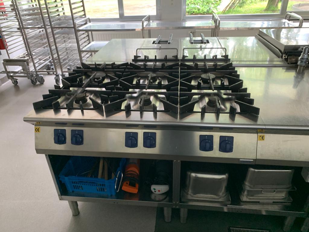 Gasfornuis, Zakelijke goederen, Horeca | Keukenapparatuur, Ophalen, Gebruikt, Fornuis, Frituur en Grillen