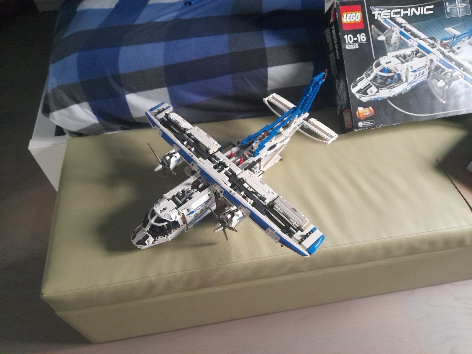 lego technic kraan en vliegtuig, Ophalen, Gebruikt, Lego, Technic