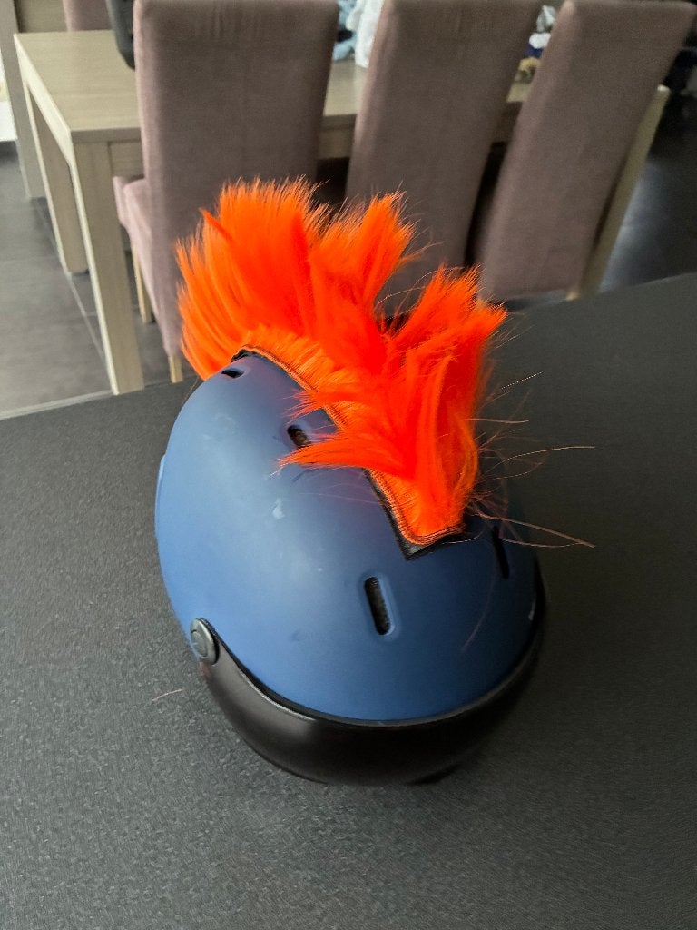 Snowboardhelm - Skihelm - met mohawk, Gebruikt, Overige typen, Ski, Ophalen
