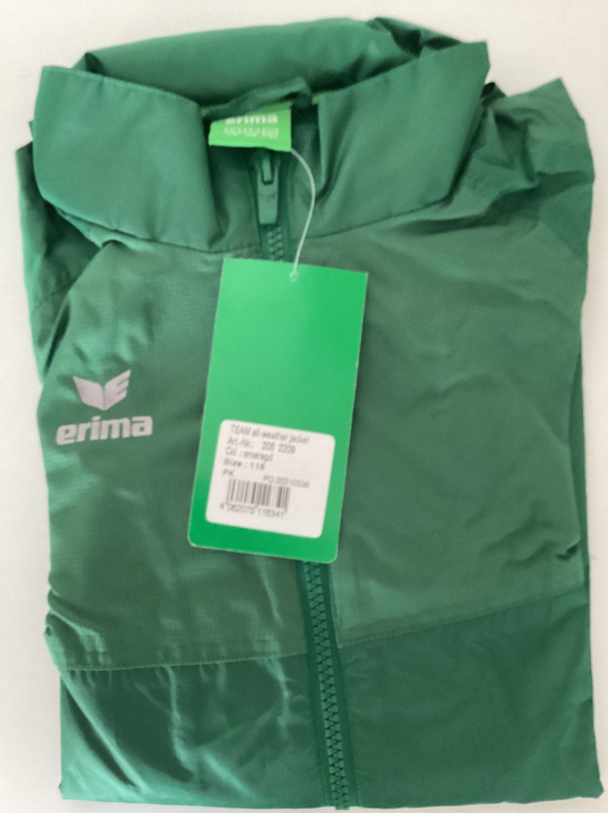 Regenjas erima nieuw  maat 116, Enlèvement ou Envoi, Comme neuf