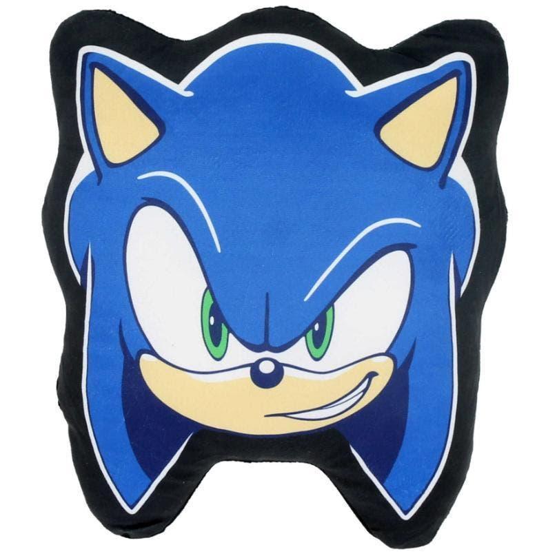 Sonic Knuffel Kussen - Sega gevormd Kussen / Sierkussen, Ophalen of Verzenden, Nieuw, Kleed of Kussen
