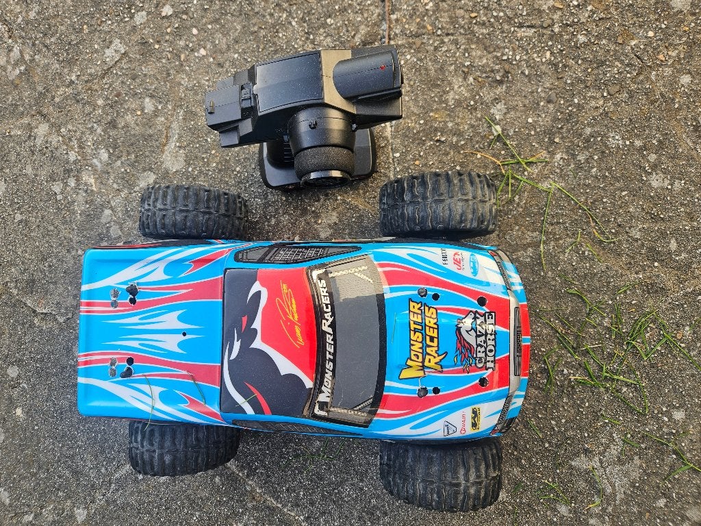 Himoto rc monstertruck, Hobby en Vrije tijd, Elektro, Gebruikt, Auto offroad, Ophalen of Verzenden