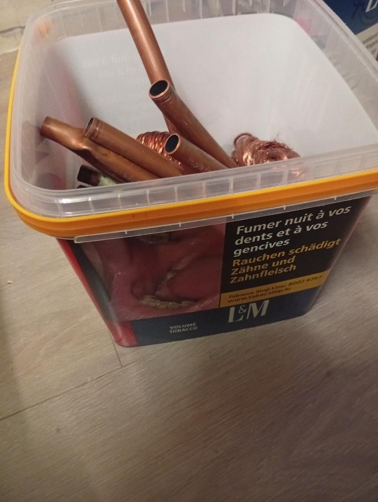 Lot de cuivre rouge+/- 5kg, Enlèvement ou Envoi, Cuivre