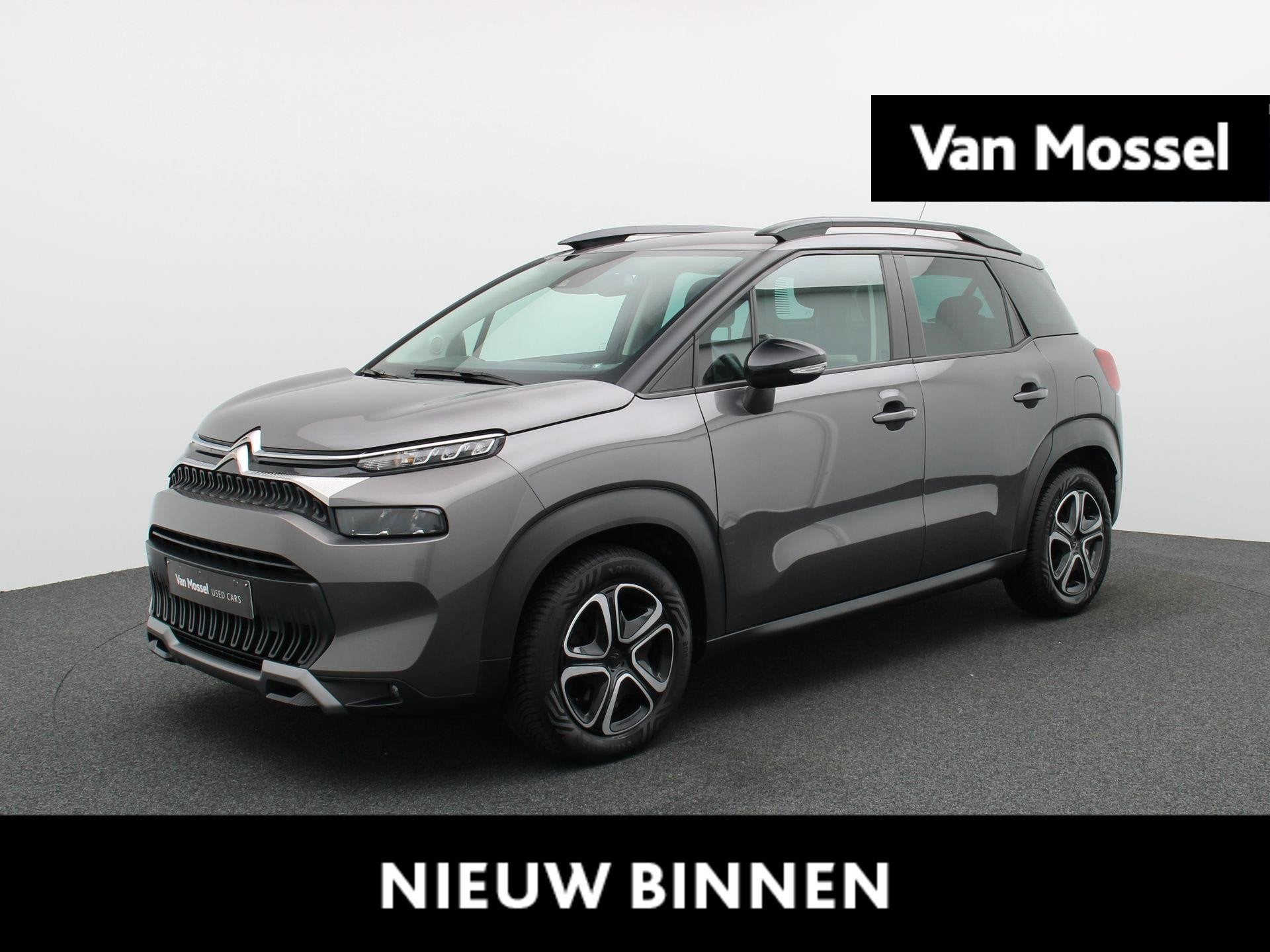 Citroën C3 Aircross 1.2 PureTech 130 S&S EAT6 Shine, Auto's, Citroën, 5 zetels, 3 cilinders, 131 pk, Zilver of Grijs