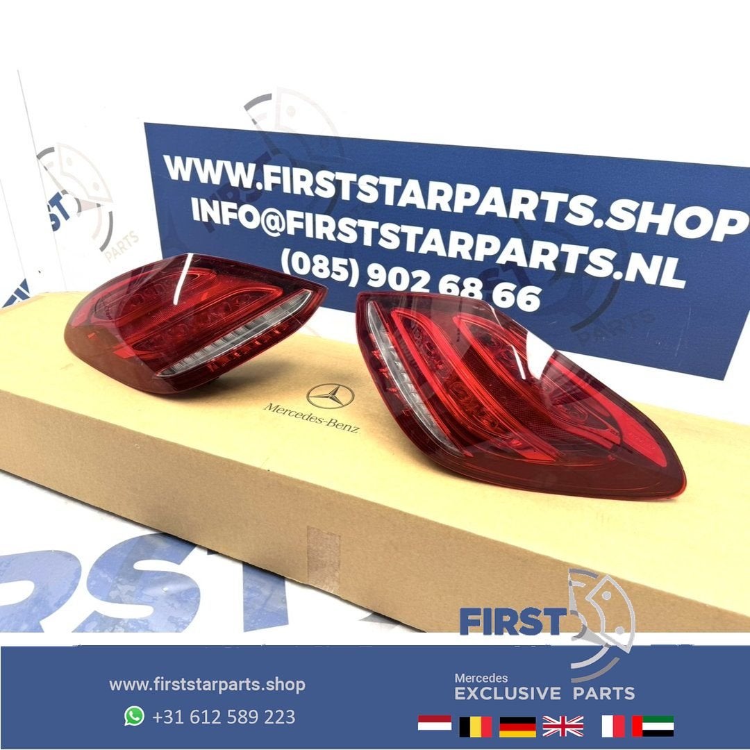 W205 LED ACHTERLICHT SET ORIGINEEL Mercedes C Klasse LINKS+R, Gebruikt, -, Ophalen of Verzenden, -