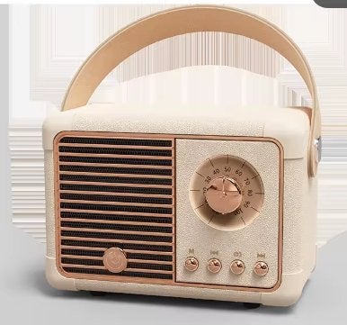 Retro Bluetooth speaker 3W op USB incl poort voor SD kaart, Verzenden, Nieuw