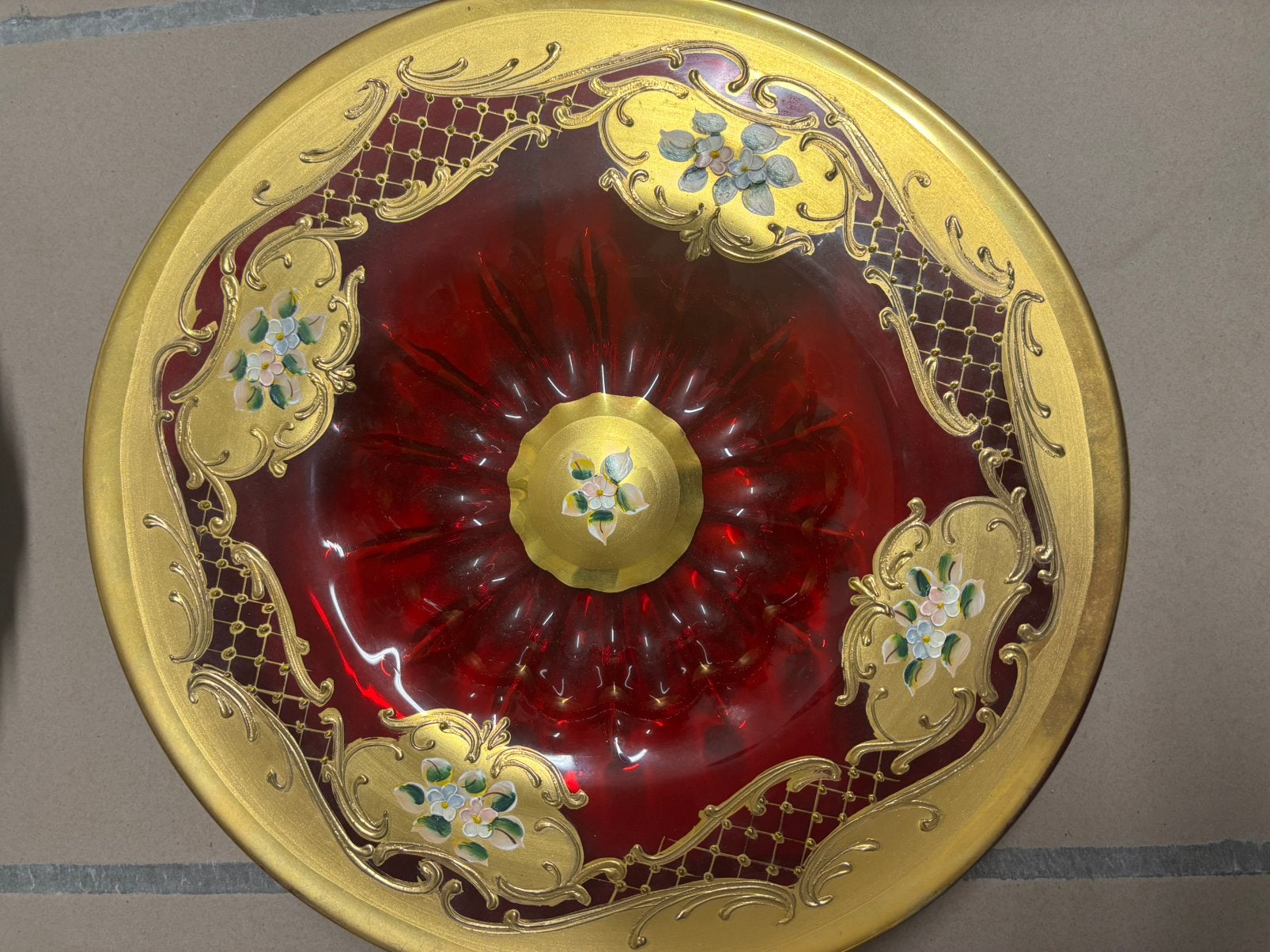 Murano glazen bord, Antiek en Kunst, Ophalen