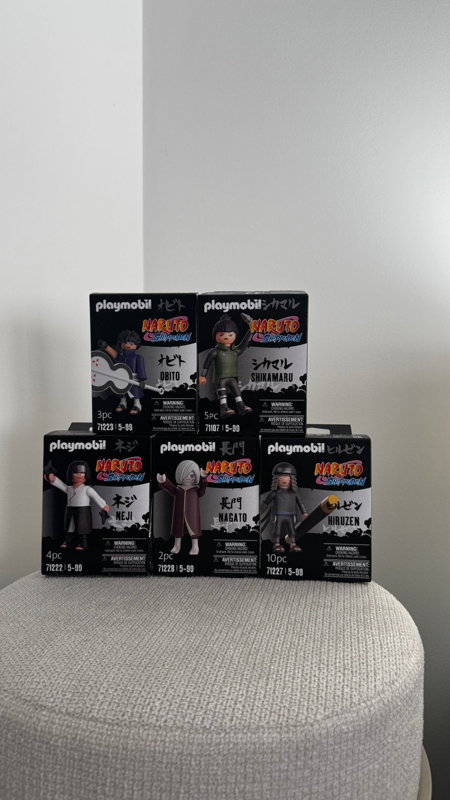 Playmobil NarutoShippuden Obito Nagato Shikamaru Nejihiruzen, Ophalen of Verzenden, Zo goed als nieuw