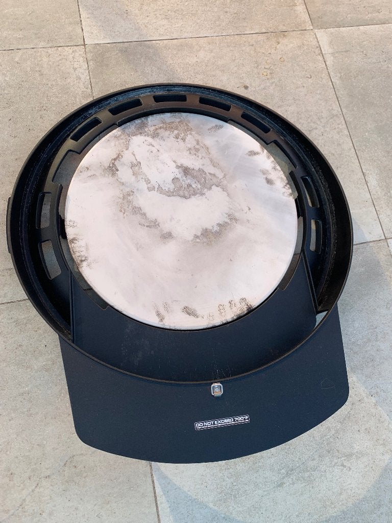 Kamado big Joe III Dojoe + pizzasteen, Ophalen, Zo goed als nieuw, Kamado joe