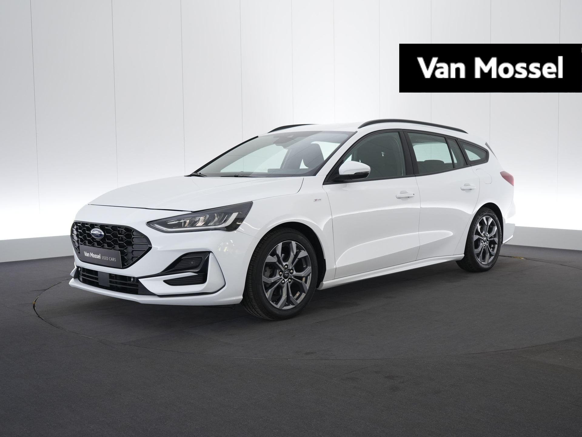 Ford Focus Clipper 1.0i EcoBoost MHEV 92kW ST-Line, Stof, Gebruikt, Automatische klimaatregeling, Wit