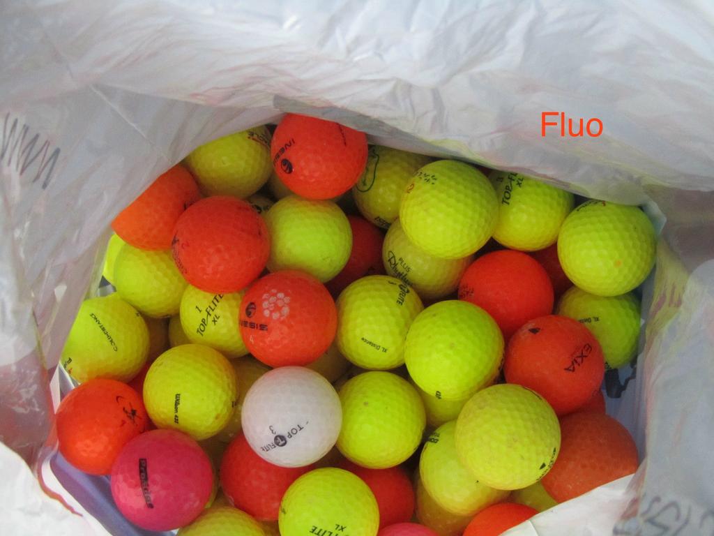 Lot de 100 balles de golf fluo, Enlèvement, Comme neuf, Balles