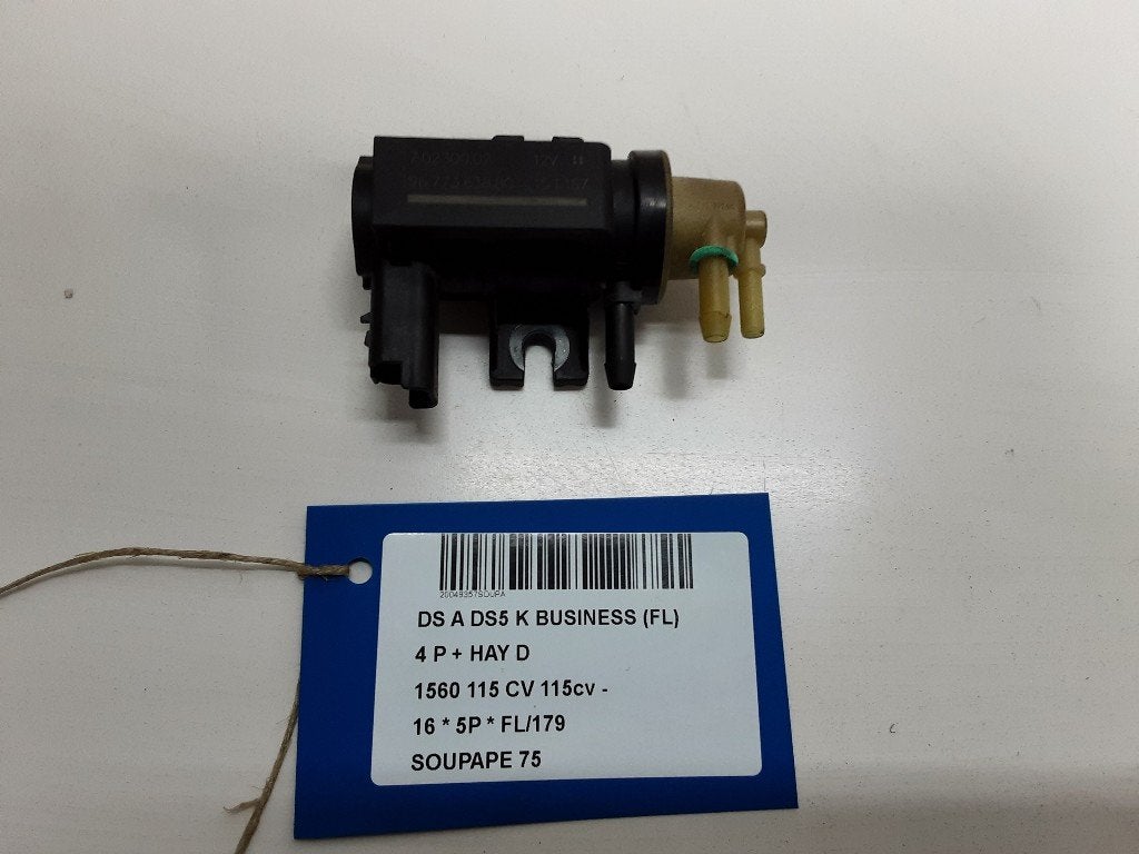 VACUUM VALVE Citroën DS5 (KD / KF) (9677363880), Citroën, Mevr. I. Hauben, Utilisé, Rue de l'Espoir 34 34
4030  GRIVEGNÉE, BE