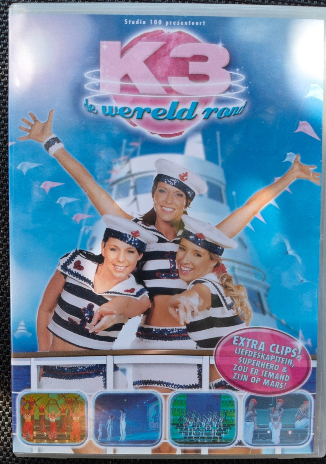 K3 De wereld rond., Ophalen, Show