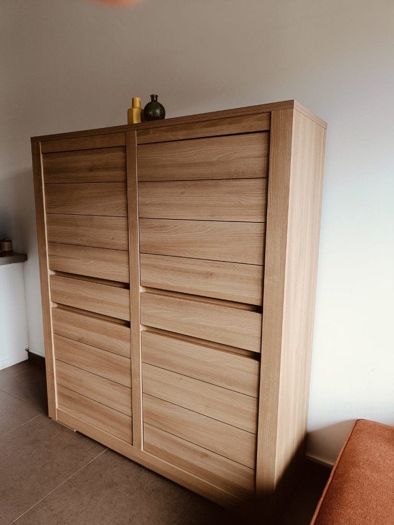 mooie, stevige houten buffetkasten te koop, Maison & Meubles, Armoires | Buffets, Enlèvement, Comme neuf