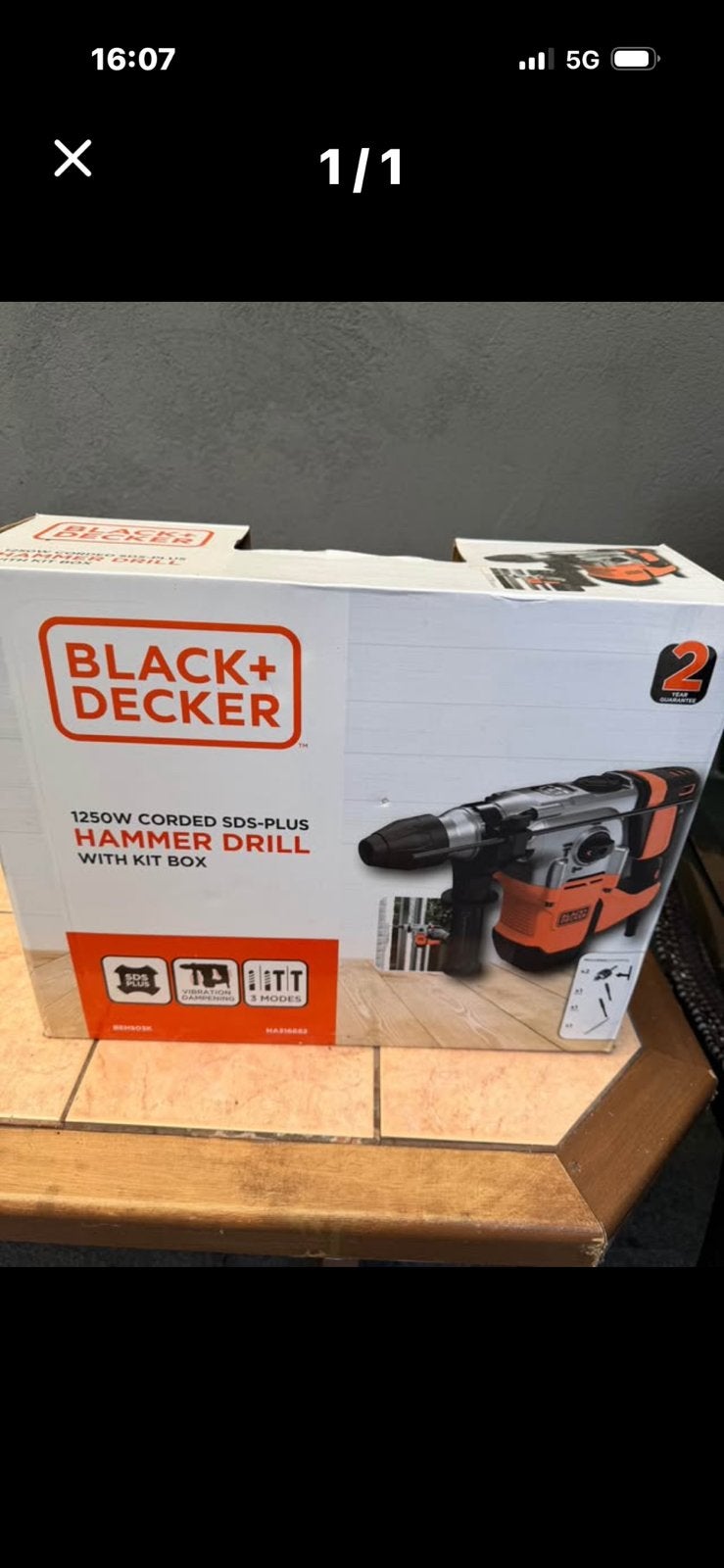 Nieuwe Black+Decker Boormachine in doos, Doe-het-zelf en Bouw, Ophalen, Zo goed als nieuw