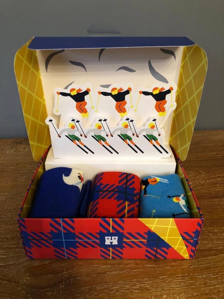 Set van 3 paar Happy Socks sokken - Nieuw, Kleding | Heren, Sokken en Kousen, Overige kleuren, Nieuw, Overige maten, Ophalen of Verzenden