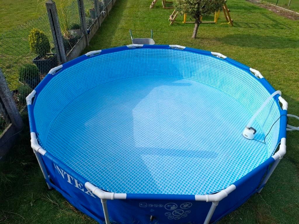 Intex zwembad dm 366 cm x 76cm hoog met toebehoren, Tuin en Terras, Zwembaden, Ophalen