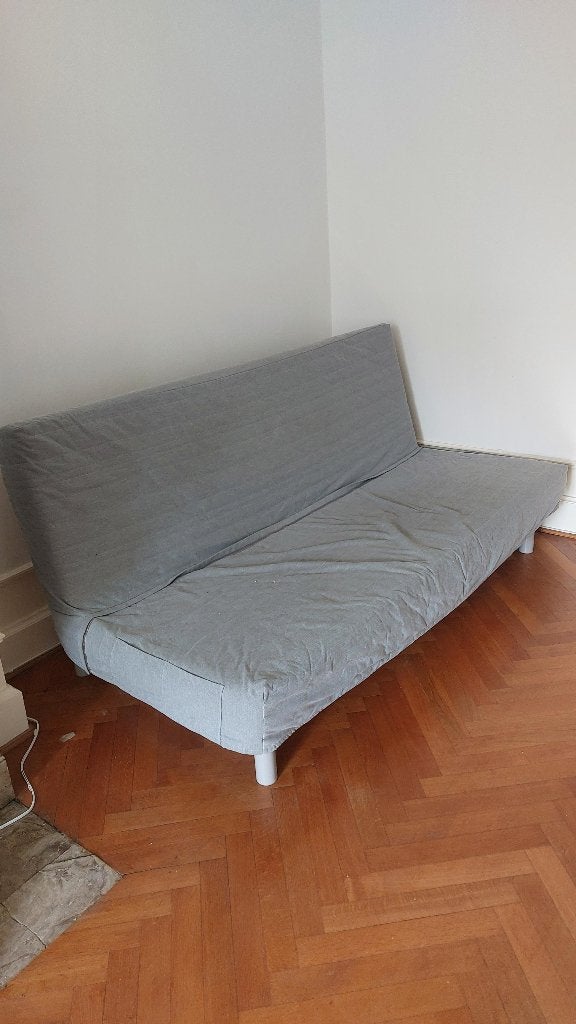 Canape lit ikea avec caisse de rangement, Maison & Meubles, Enlèvement, Utilisé, Deux personnes
