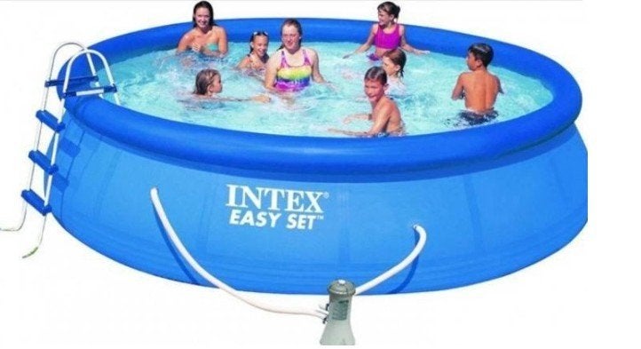 Zwembad Intex easy-set 1-2-3 Diameter 488 x H 107 MOET WEG, Tuin en Terras, Zwembaden, Ophalen, 80 tot 120 cm, Rond, 300 cm of meer