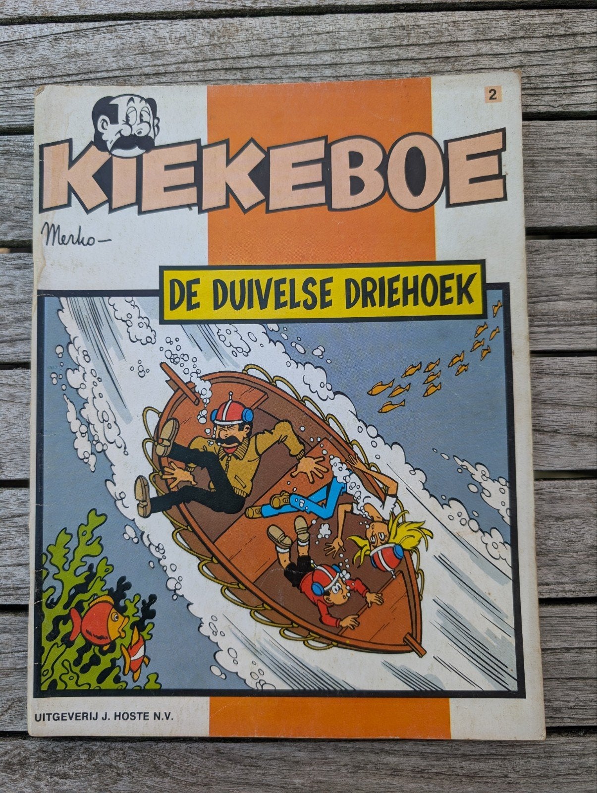 Kiekeboe nr 2 - De Duivelse Driehoek, Une BD, Enlèvement ou Envoi, Utilisé