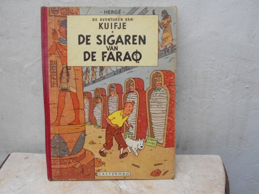 KUIFJE  DE SIGAREN VAN DE FARAO herdruk gekartoneerd, Boeken, Ophalen of Verzenden