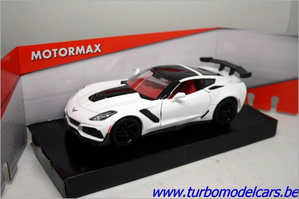 Chevrolet Corvette ZR1 2019 1/24 Motormax, Hobby & Loisirs créatifs, Enlèvement ou Envoi, Neuf, Voiture, Motormax