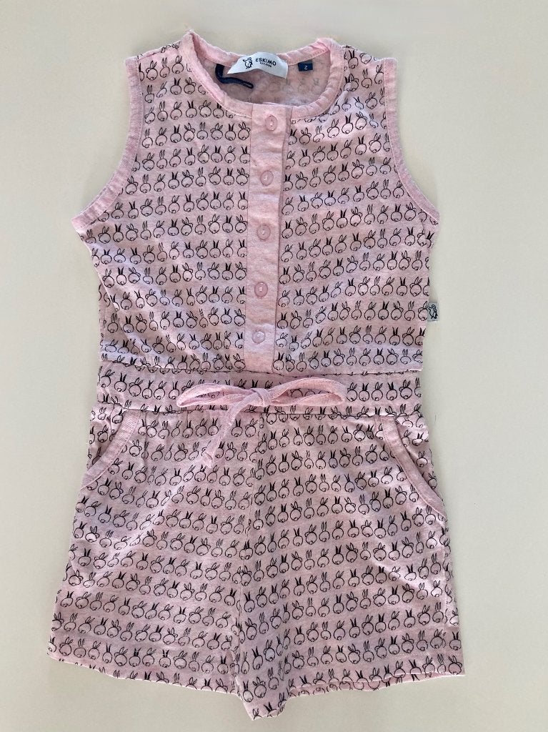 Roze salopette " Eskimo" met motief - maat 92/2 jaar, Overige typen, Zo goed als nieuw, Eskimo, Verzenden