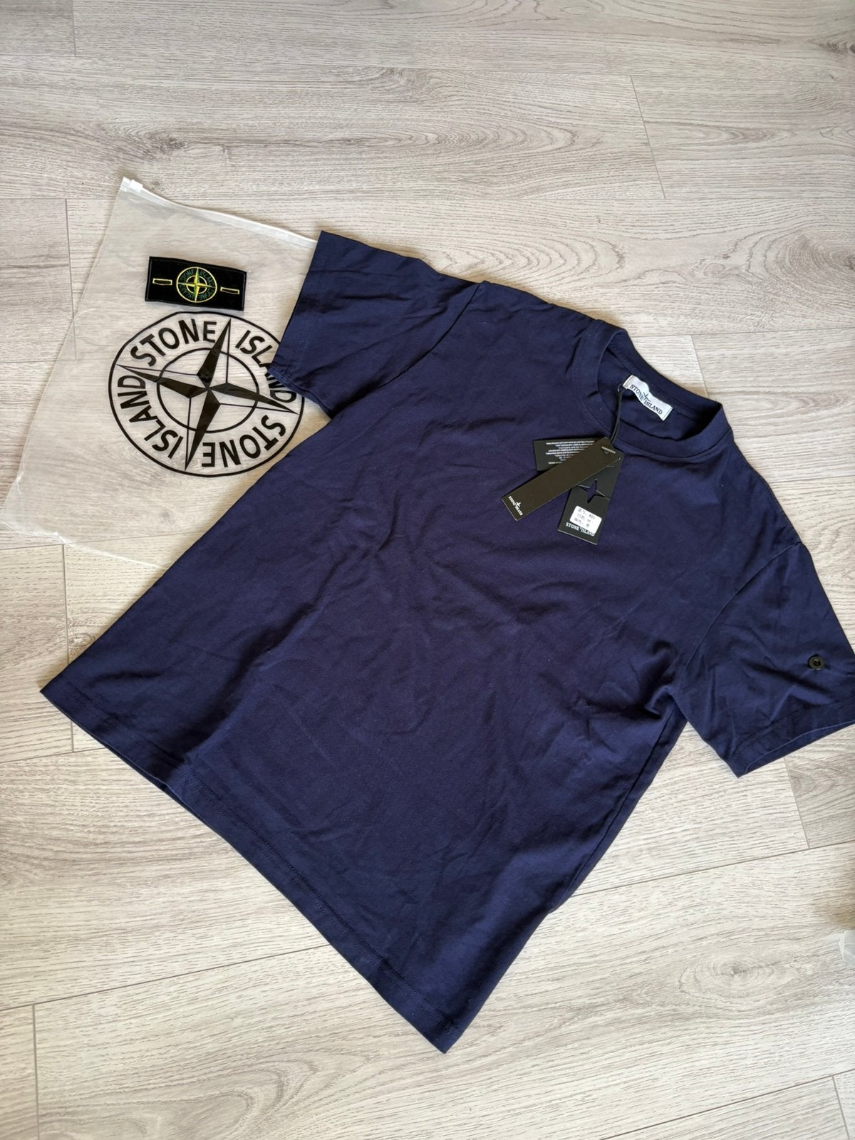 Stone island shirt, Ophalen of Verzenden, Zo goed als nieuw, Maat 48/50 (M), Blauw