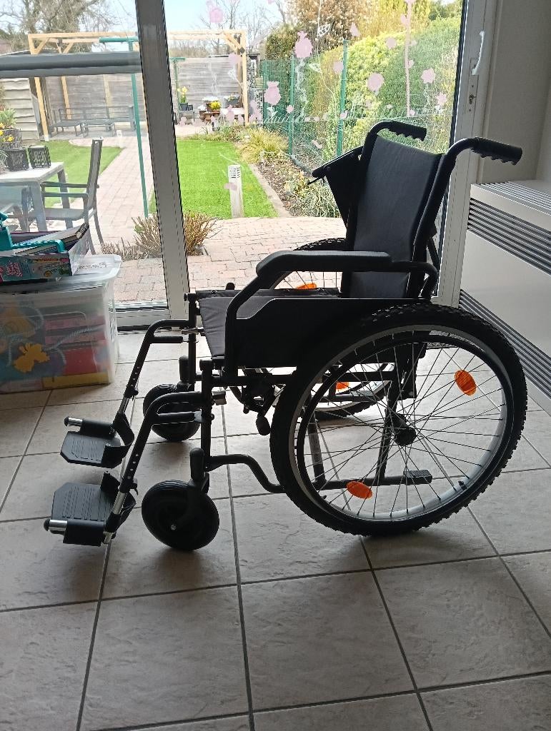 Rolstoel inklapbaar (zo goed als nieuw), Divers, Enlèvement, Pliant, Comme neuf, Fauteuil roulant manuel