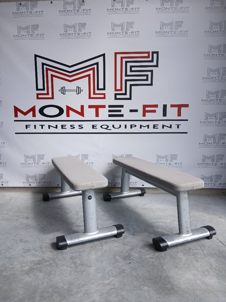 gym80 flat bench, Enlèvement, Utilisé, Bras, Autres types