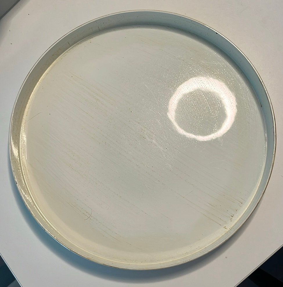 Witte schaal 32 cm, Huis en Inrichting, Ophalen of Verzenden, Zo goed als nieuw, Schaal
