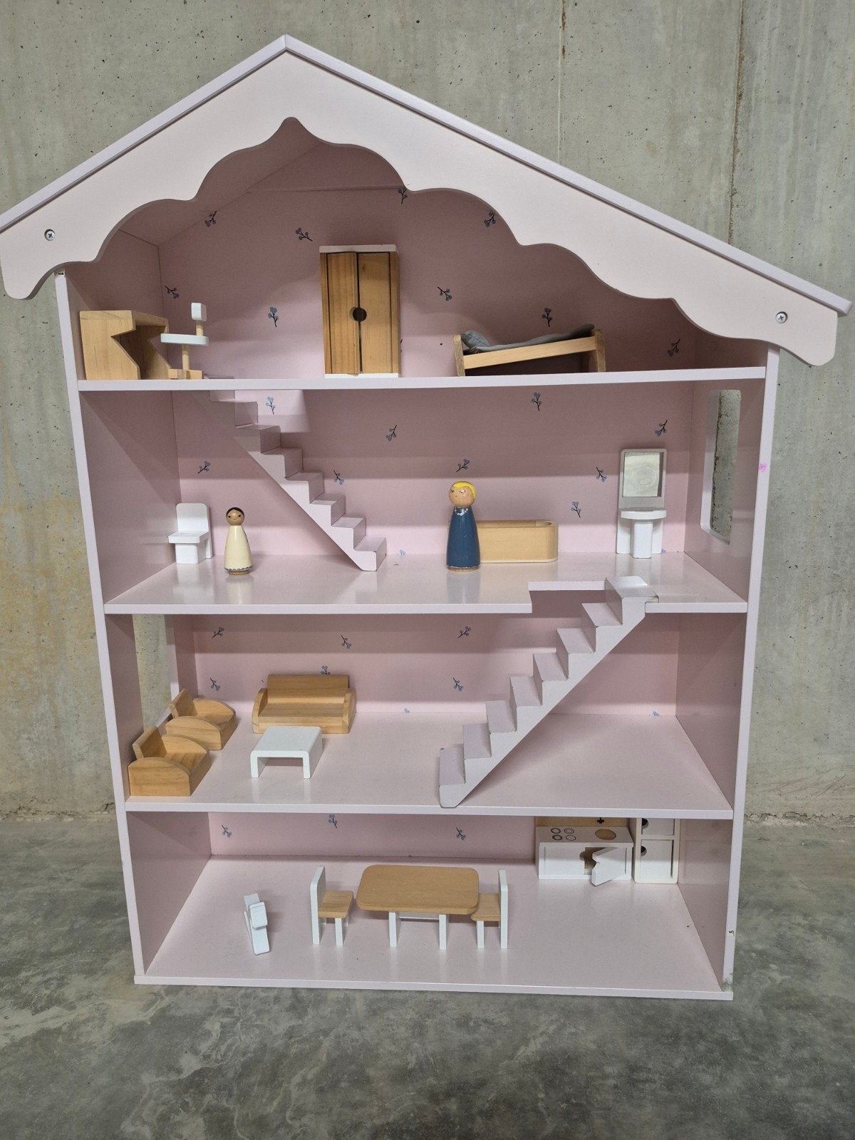 groot houten poppenhuis petite amelie, Ophalen, Gebruikt, Poppenhuis