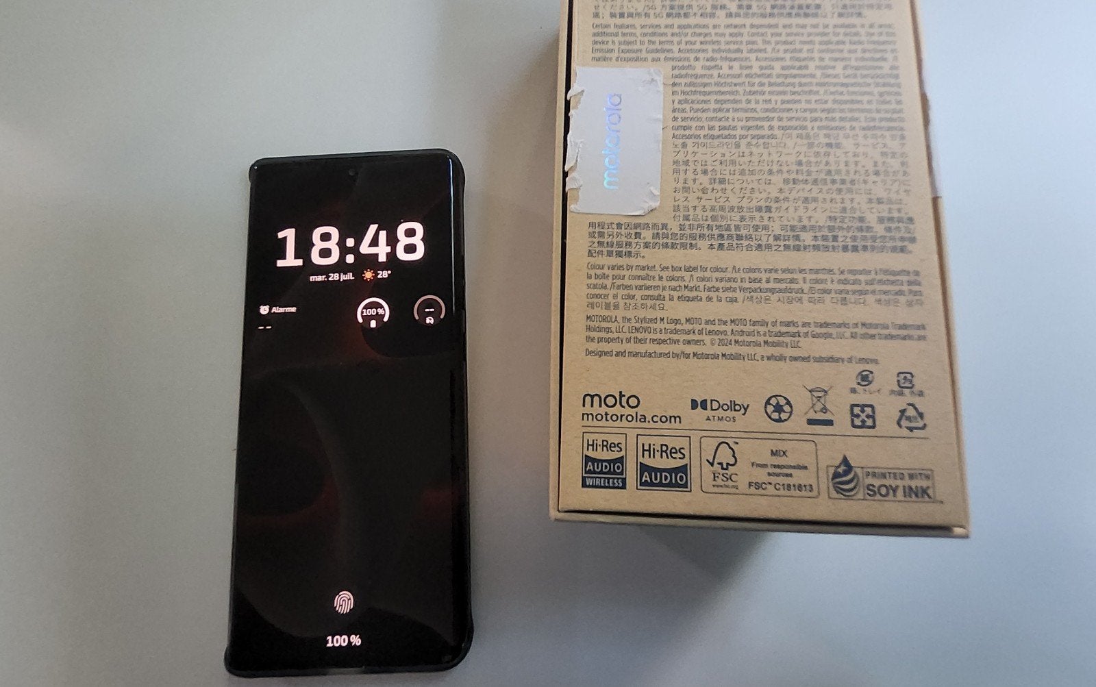 Motorola Edge 50 pro 512Gb + Earphone Ceramics, Enlèvement ou Envoi, Noir, Autres modèles