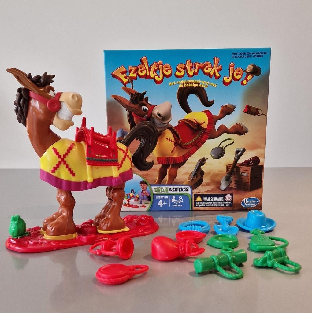 Ezeltje strek je, Drie of vier spelers, Ophalen, Gebruikt, Hasbro