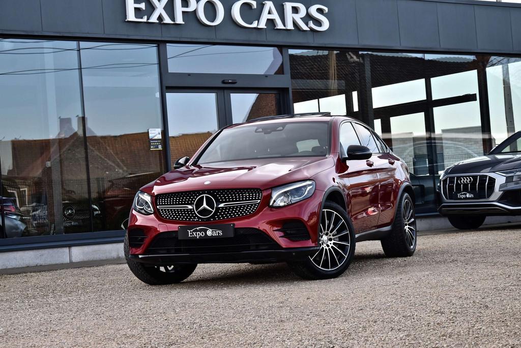 Mercedes-Benz GLC GLC 220 Coupé 4-Matic*AMG LINE*OPEN DAK*C, Automaat, Gebruikt, 4 cilinders, Bi-Xenon koplampen