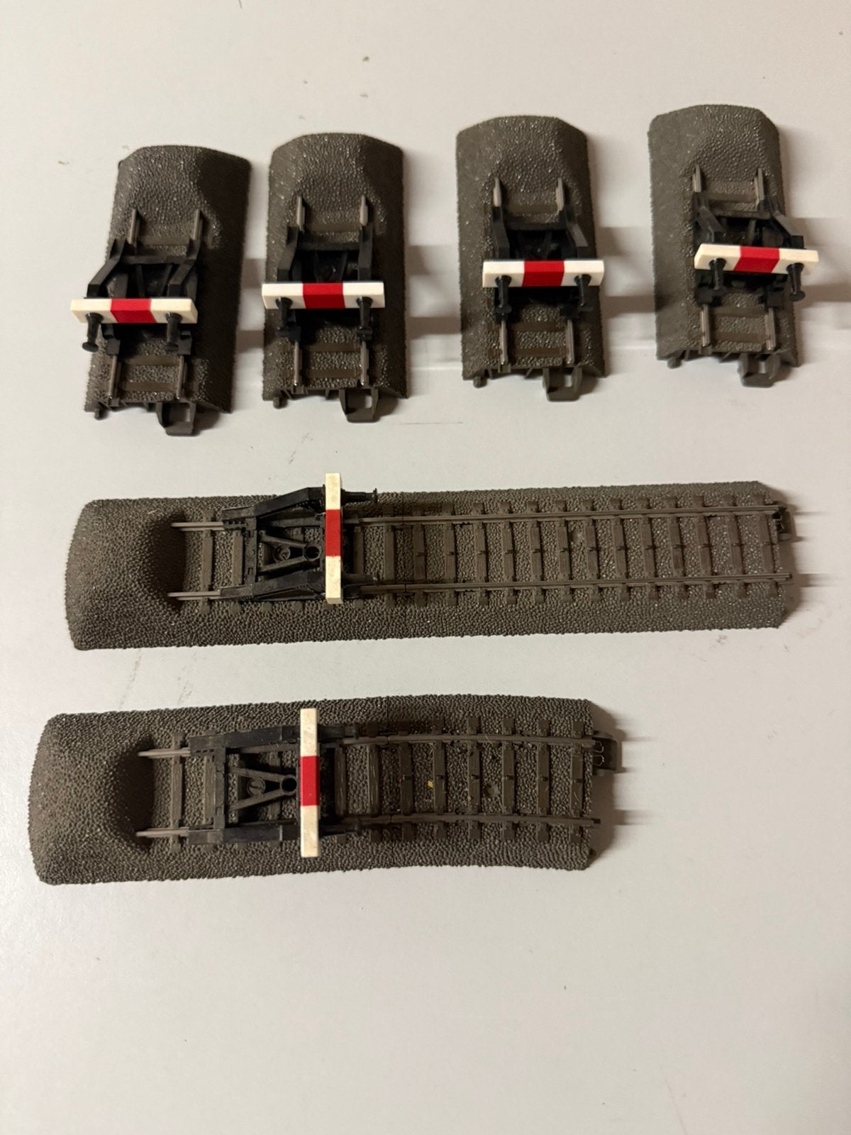 6 Marklin C rail met stootblok 24977, Ophalen of Verzenden, Gebruikt, Rails, Märklin