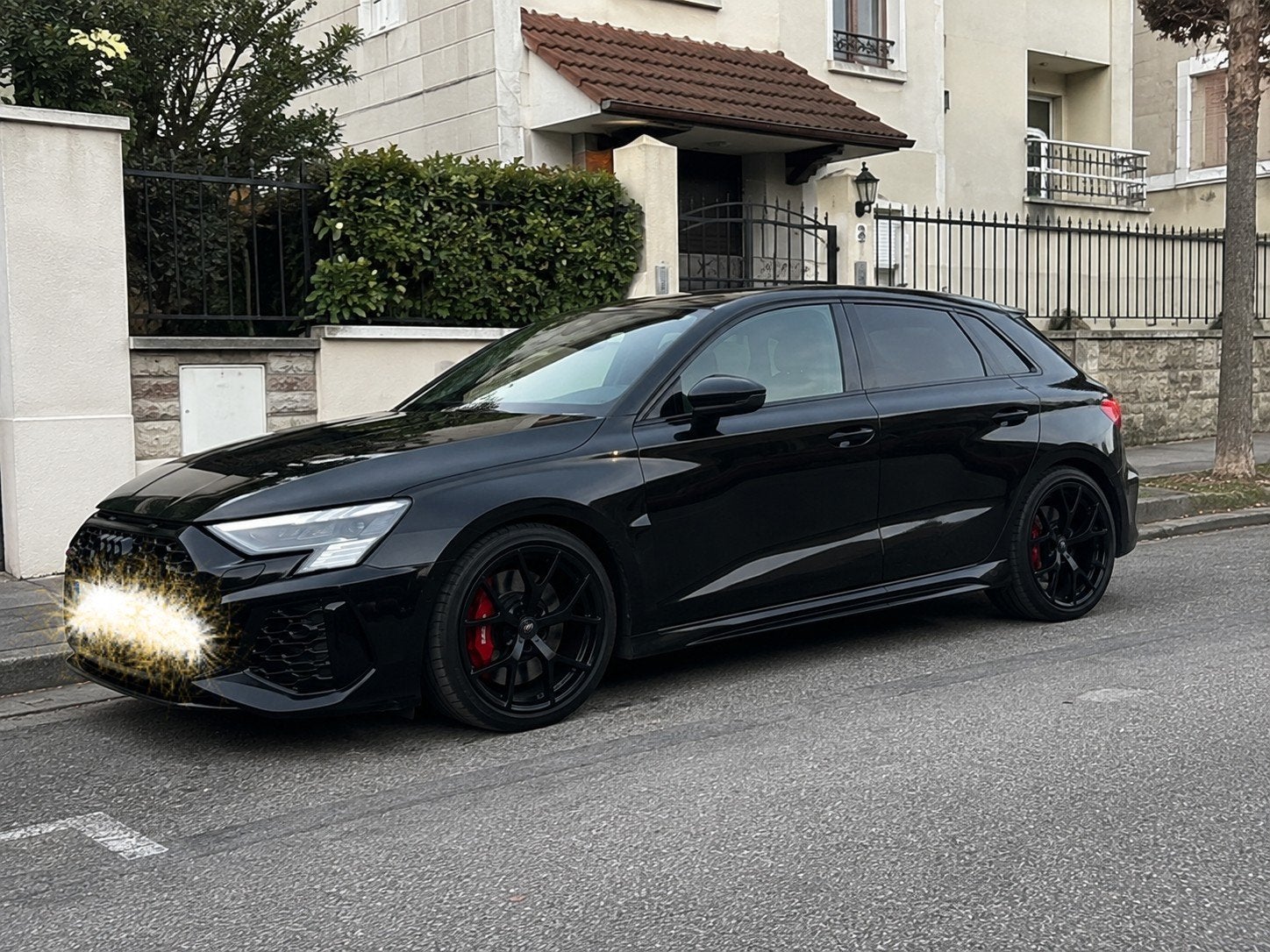 Audi, Zwart, RS3, Zwart, Bedrijf