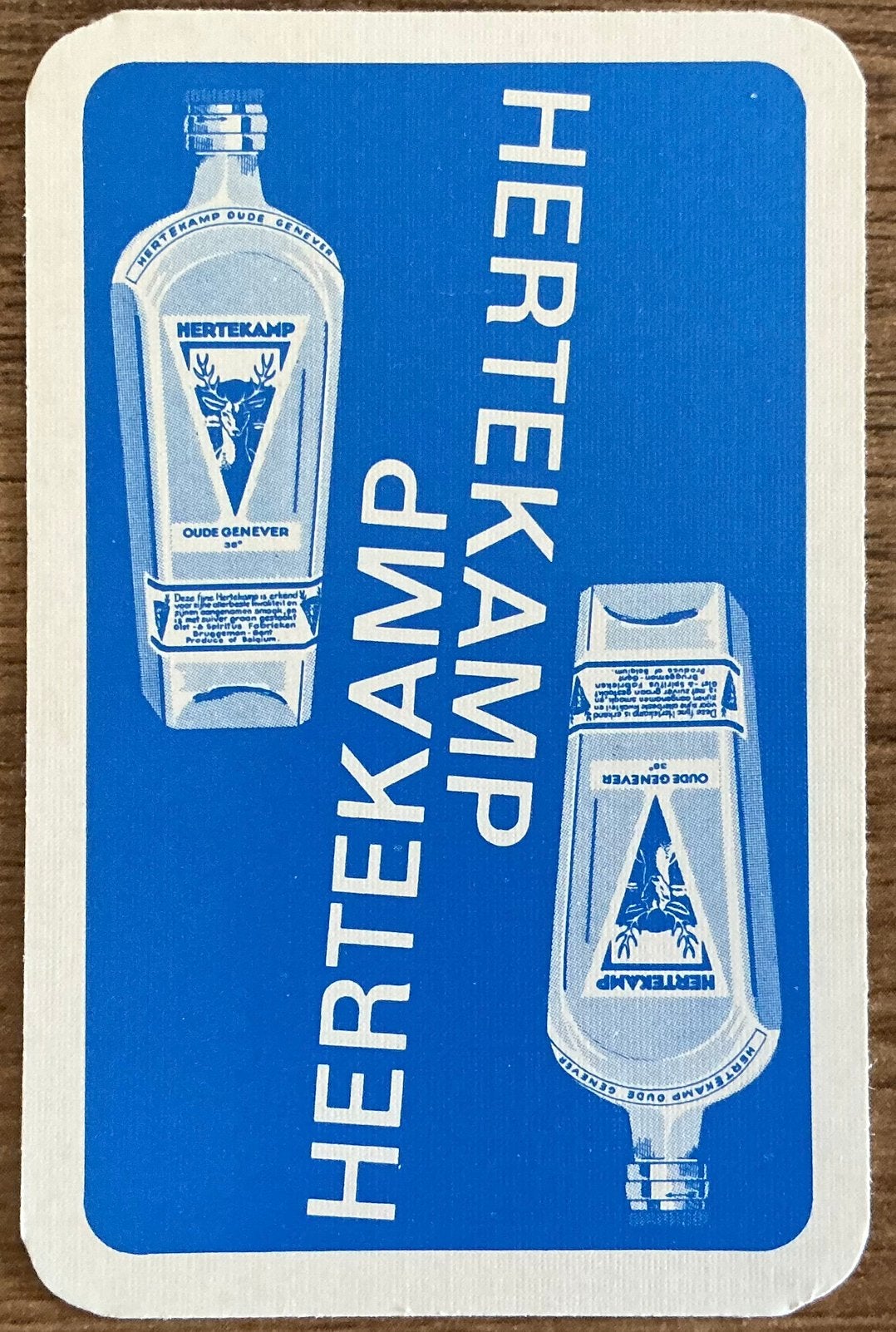 Carte à jouer HERTEKAMP/OUDE GENEVER, Collections, Enlèvement ou Envoi, Comme neuf, Carte(s) à jouer