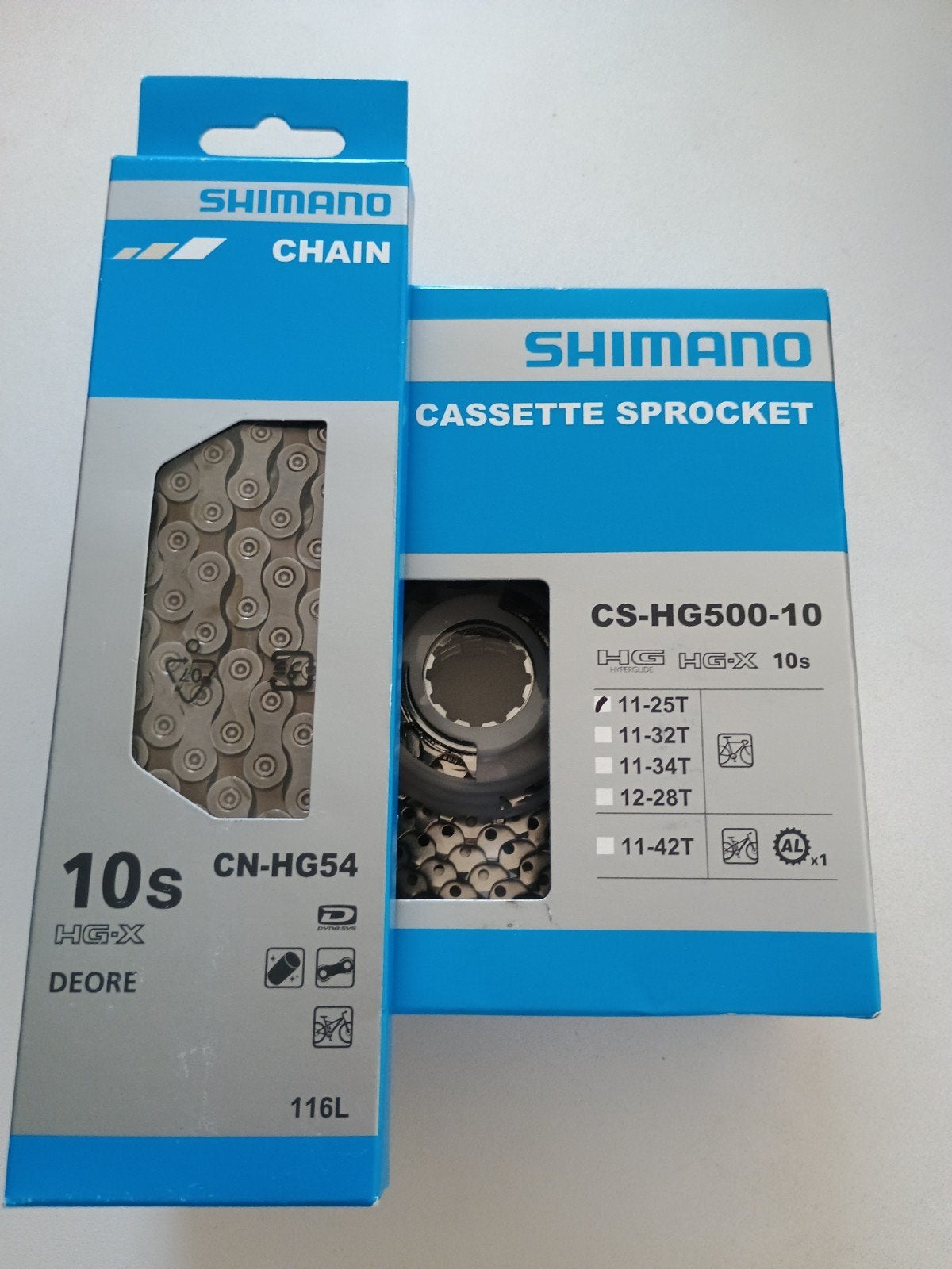 Ketting + cassette Shimano 10 Speed, Fietsen en Brommers, Fietsonderdelen, Ruben, Ophalen of Verzenden, Ruben, Derailleur of Ketting