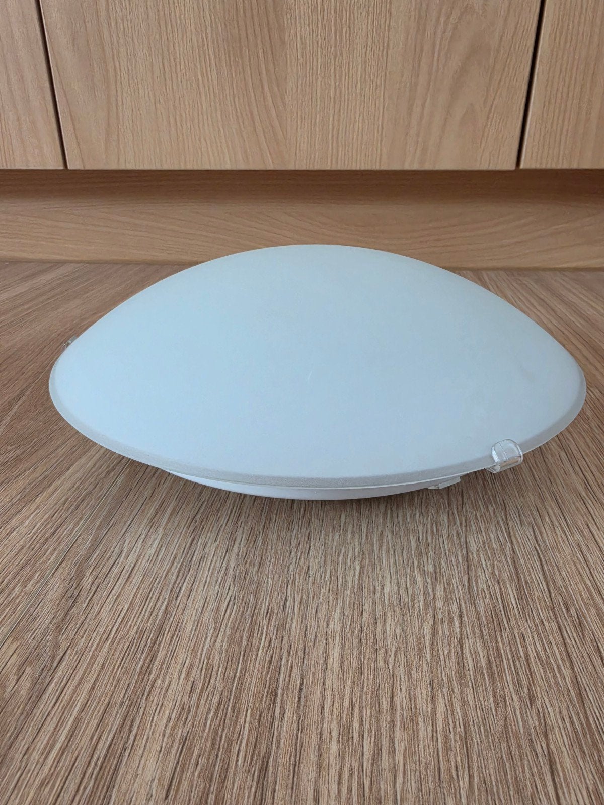 Wandlamp, plafondlamp plafonniere matte witte glas, 25,5 cm, Modern, 25 cm, Ophalen of Verzenden, Wit