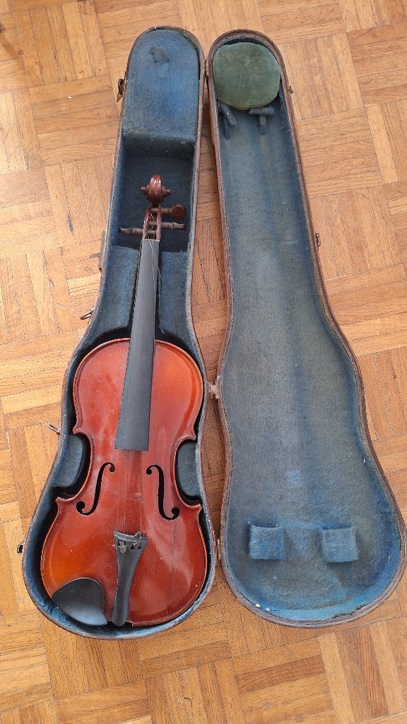 Viool gemaakt in Mirecourt, Musique & Instruments, Envoi, Violon, Avec valise