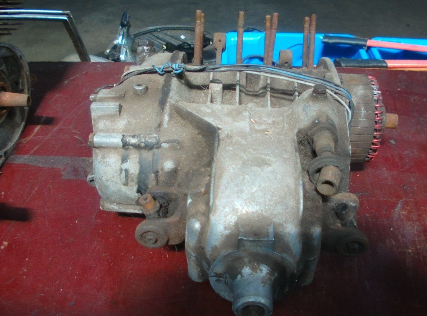 motorblok voor onderdelen goggomobil ts250  1962, Gebruikt, -, -, Ophalen of Verzenden